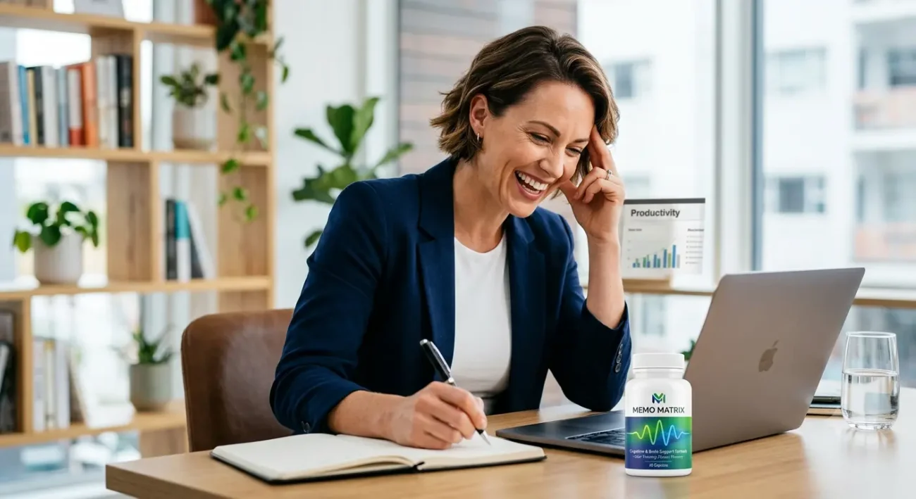 Memo Matrix cognitive supplement bottle for memory focus