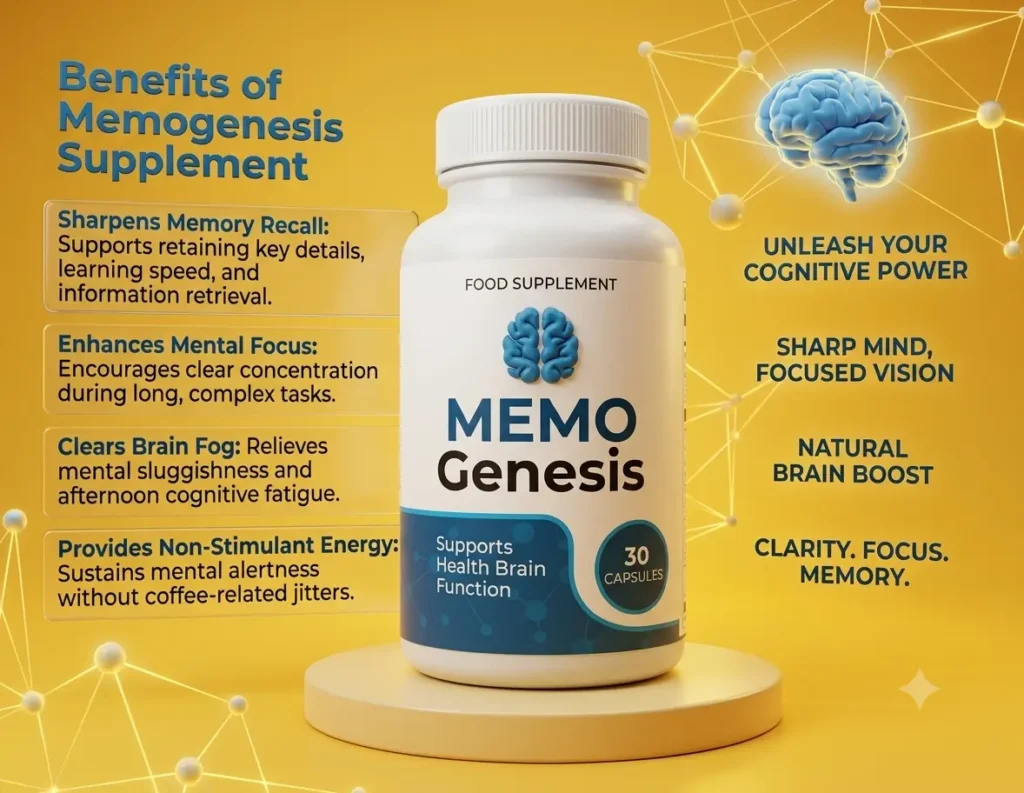 Memogenesis supplement product benefits