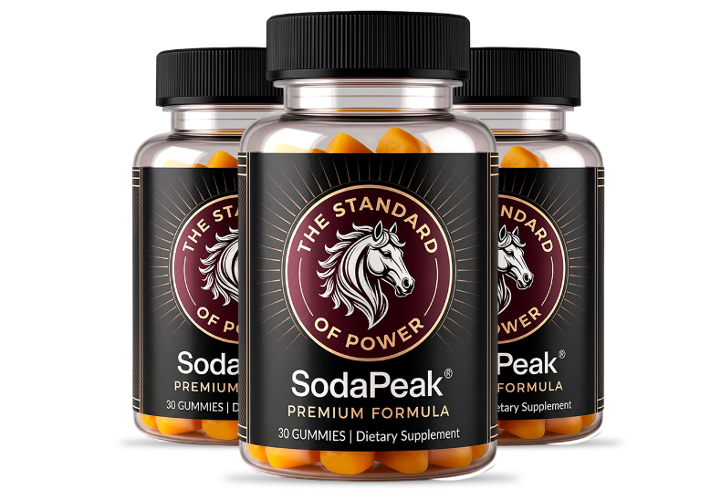 Soda Peak Gummies bottle