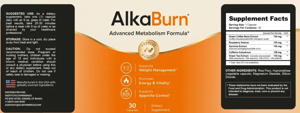 alkaburn reviews and scientific facts